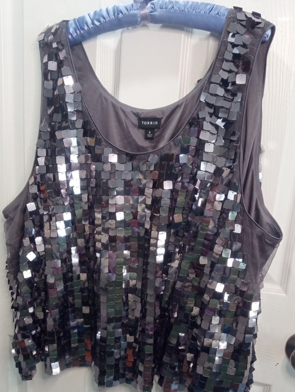 TORRID TILE SEQUIN TANK
